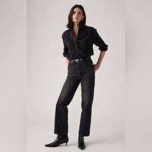 Classic Black Denim Jeans